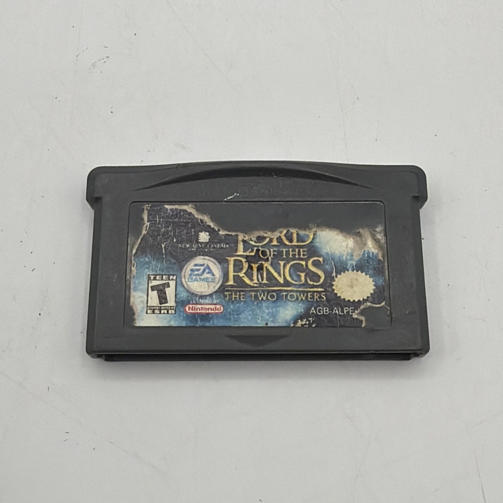 Lord of the Rings: The Two Towers Nintendo Game Boy Advance Tested, Works